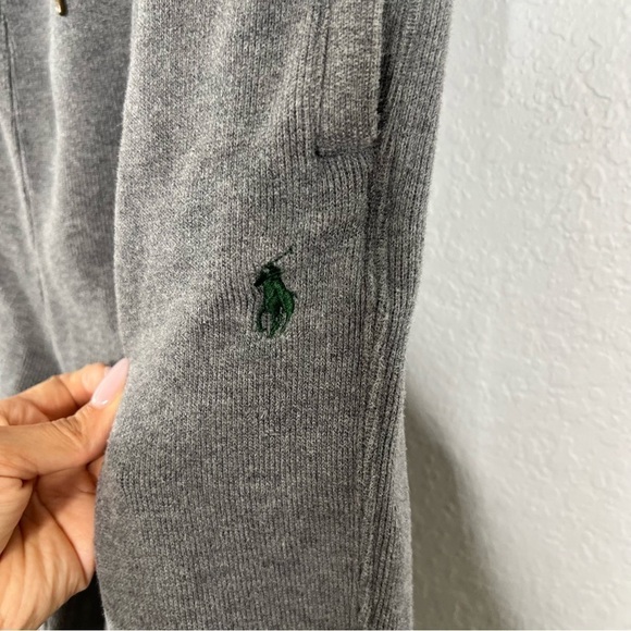 Polo Ralph Lauren Sweatpants Men’s Large Pants Gray Drawstring Pockets G - Picture 2 of 10